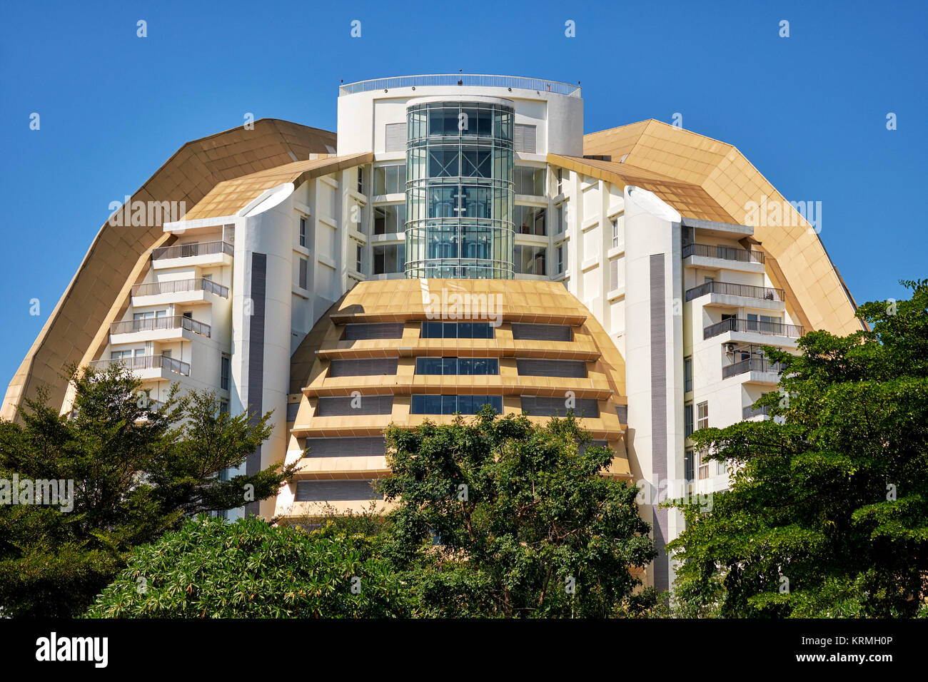 Moderne Architektur. Hohes Luxury Apartments und Eigentumswohnungen Pattaya Thailand, Südostasien Stockfoto