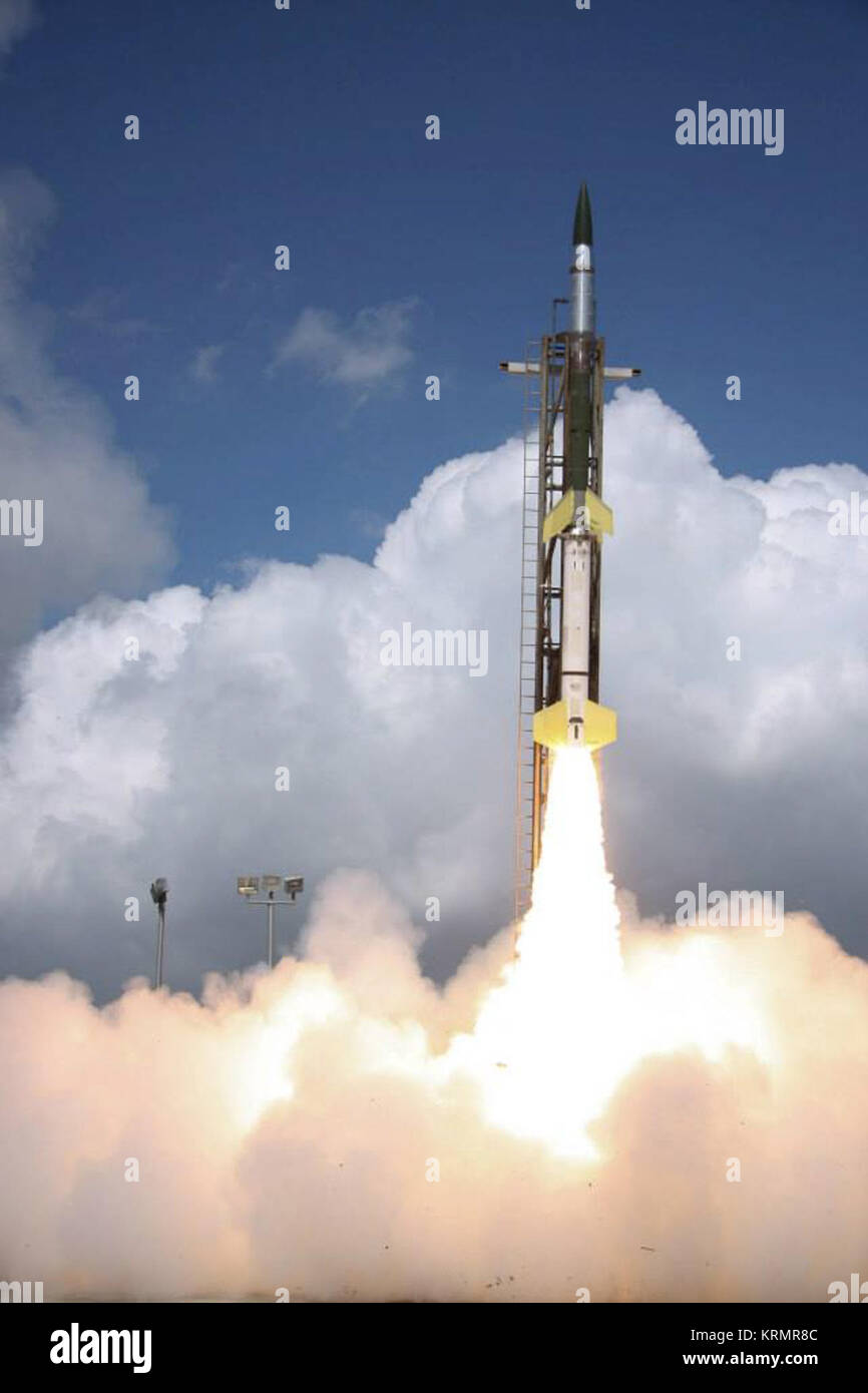 Tagsüber Dynamo Rocket Launch (9218456144) Stockfoto