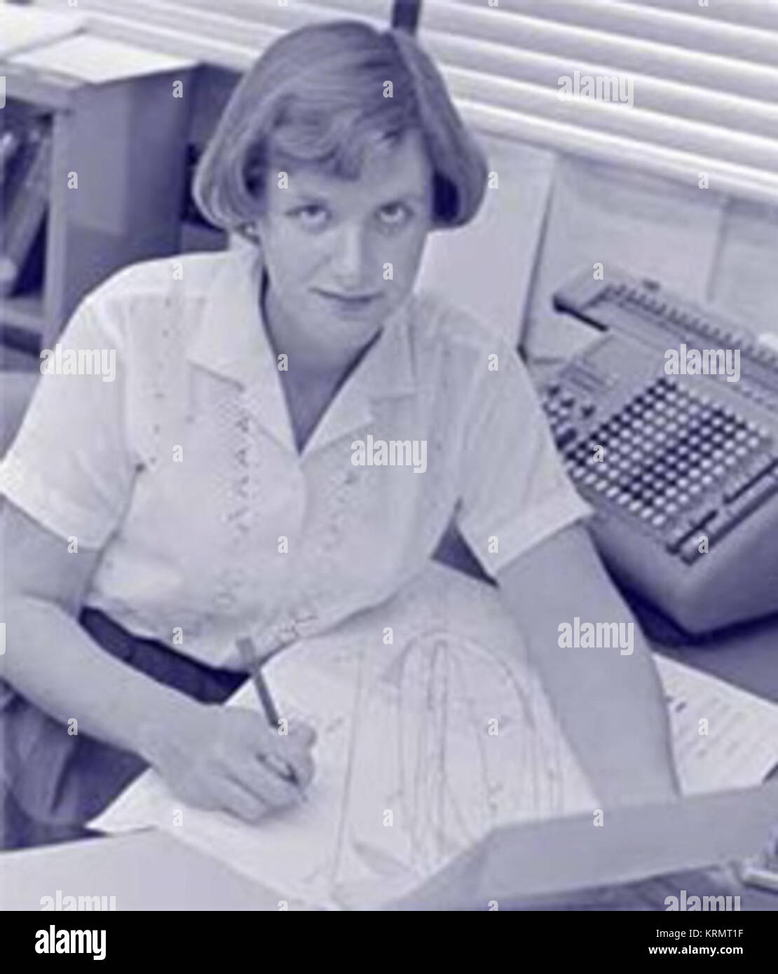Marcia Neugebauer JPL der NASA ca. 1962 Stockfoto