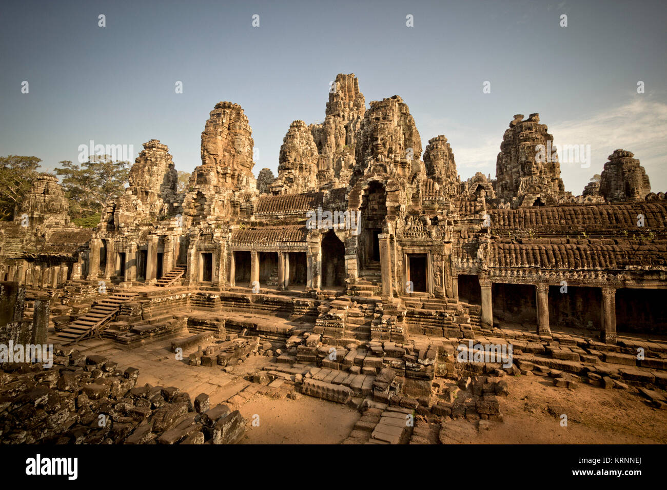 Bayon Tempel, Angkor Wat, Kambodscha, Asien, Stockfoto