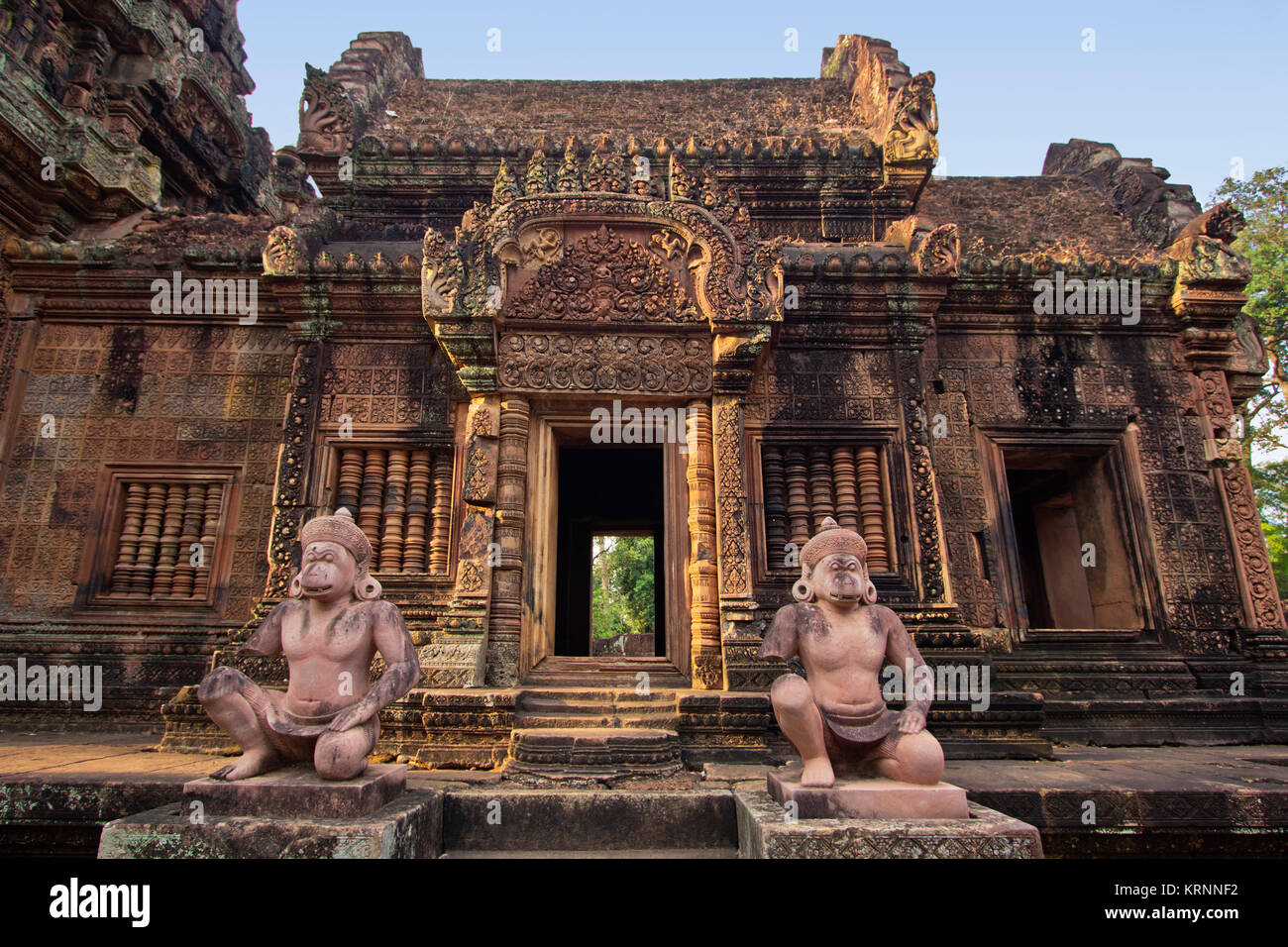 Banteay Srei, Angkor, Kambodscha, Asien, Stockfoto