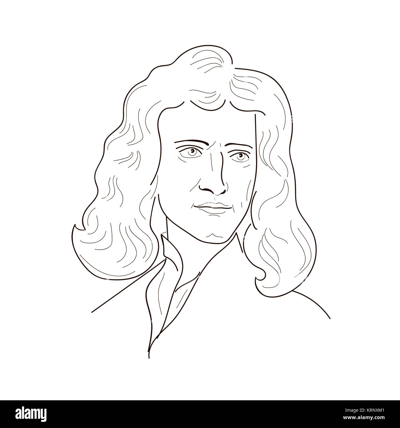 Isaac Newton Stockfoto