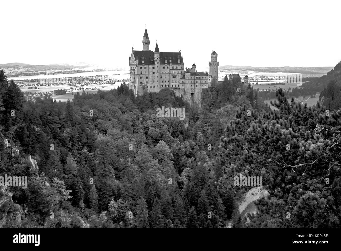 Schloss Neuschwanstein Stockfoto