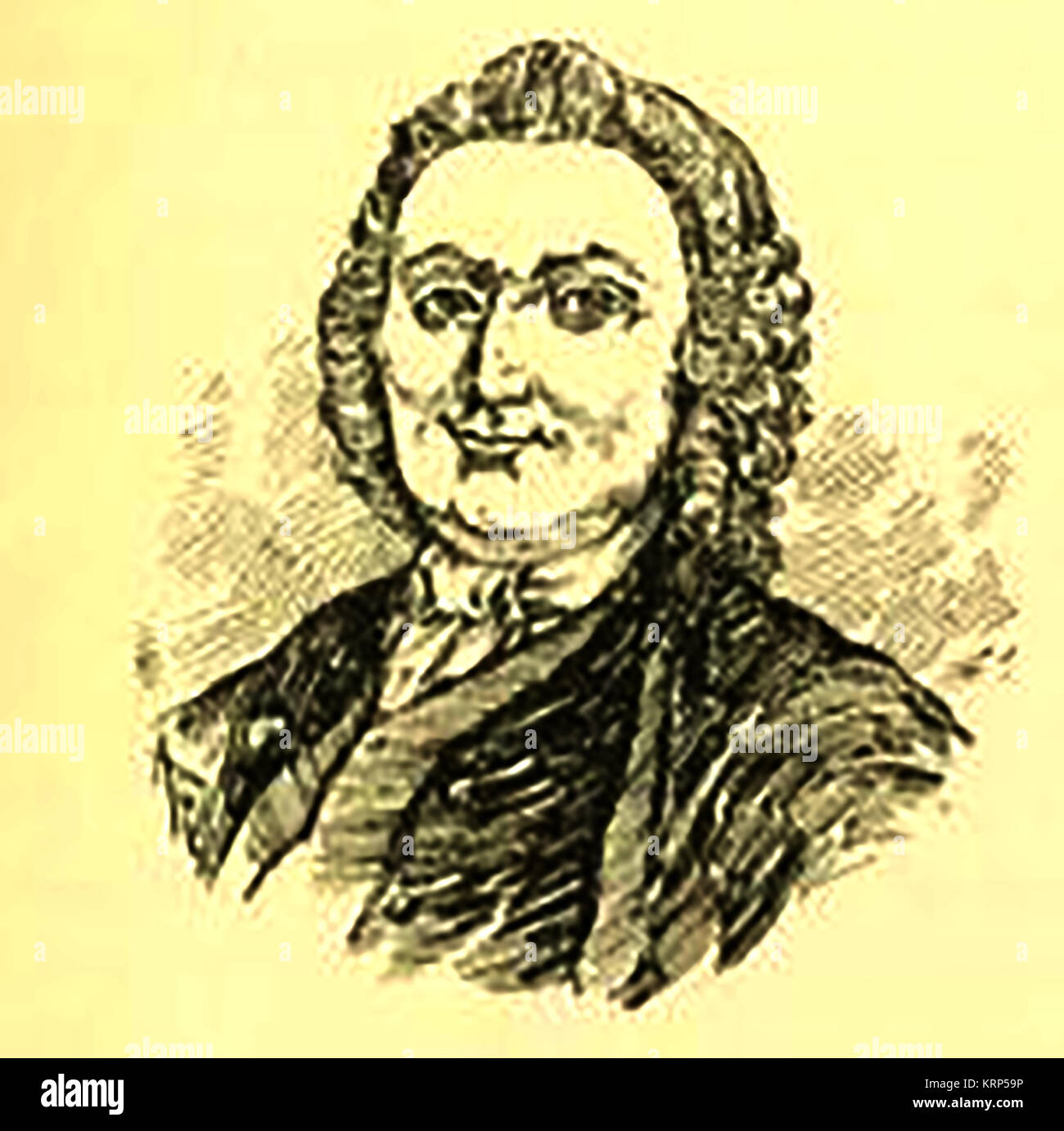 Ein Portrait von Thomas Gurney (uhrmacher) 17051770 Gründer der W B