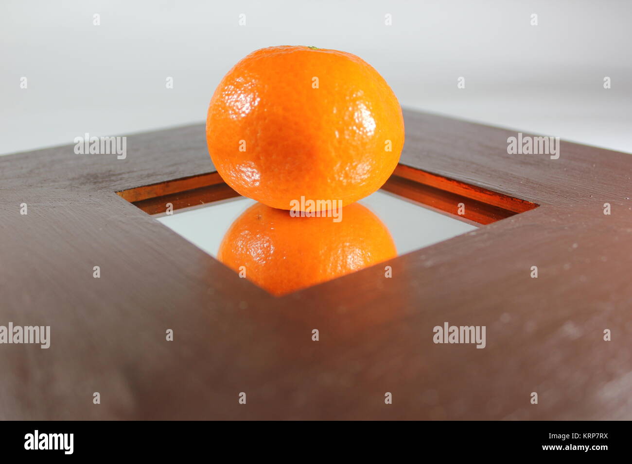 Mandarinen in Stücken Stockfoto