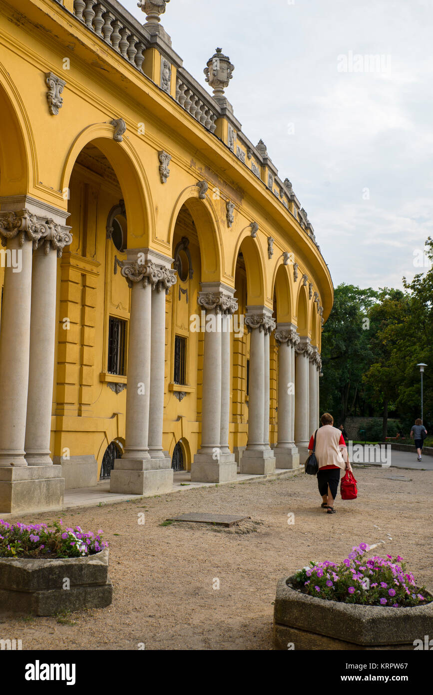 Széchenyi Thermal Bad, Budapest, Ungarn Stockfoto