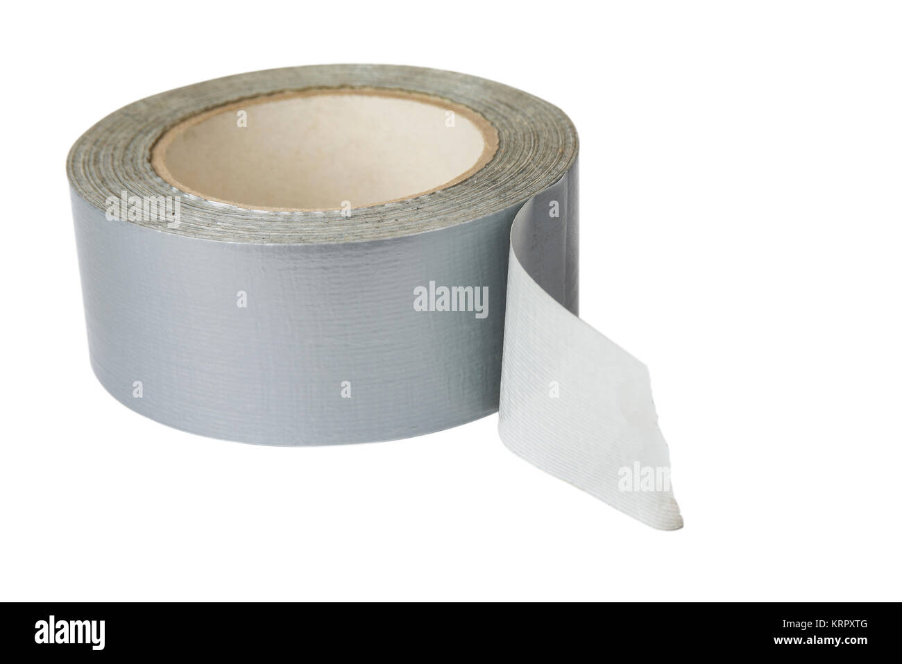 Rolle Von Der Ente Oder Klebeband Auf Dem Weißen Hintergrund  Stockfotografie - Alamy