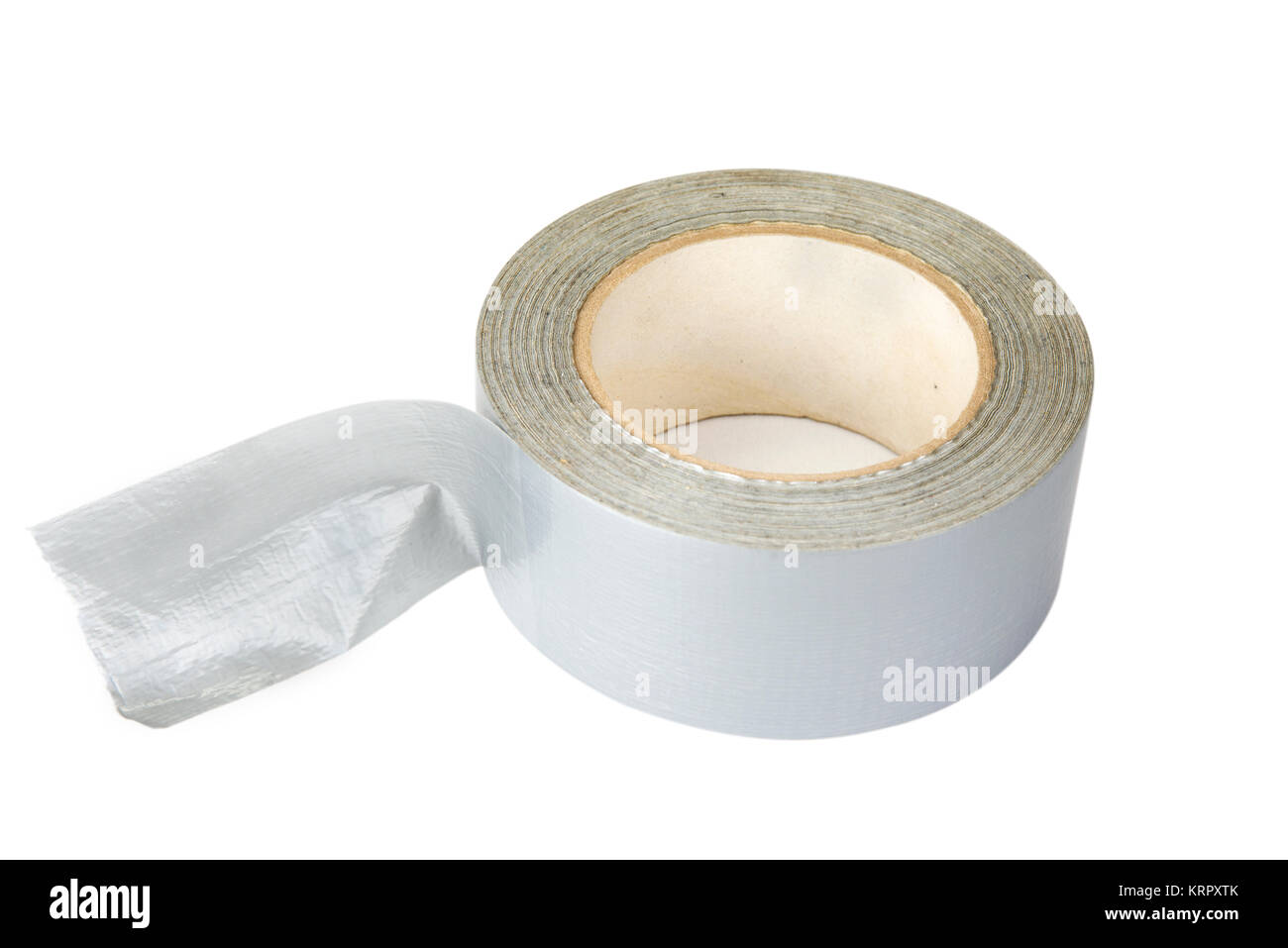 Rolle Von Der Ente Oder Klebeband Auf Dem Weißen Hintergrund  Stockfotografie - Alamy