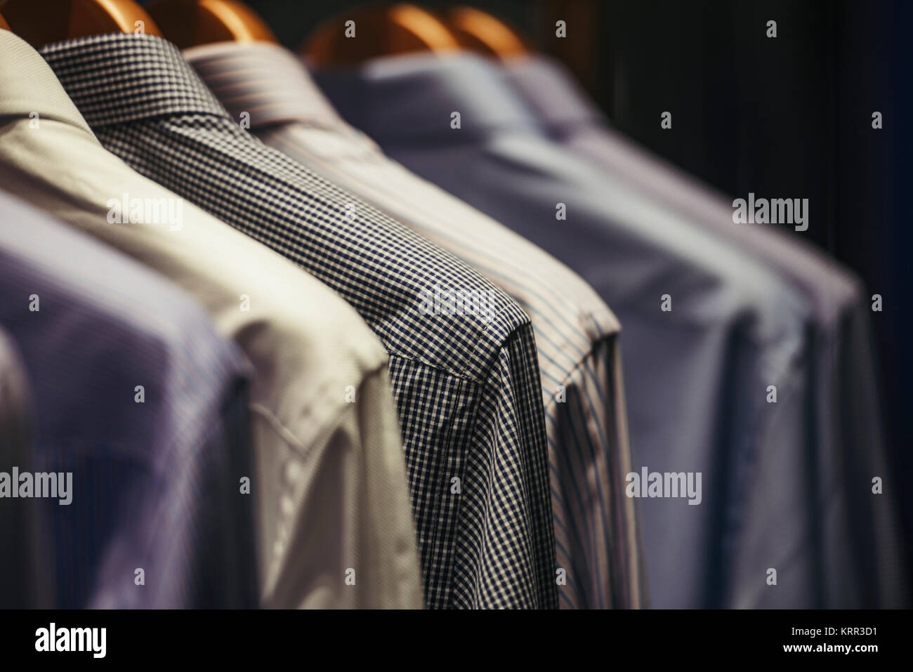 Männer t-Shirts Stockfoto