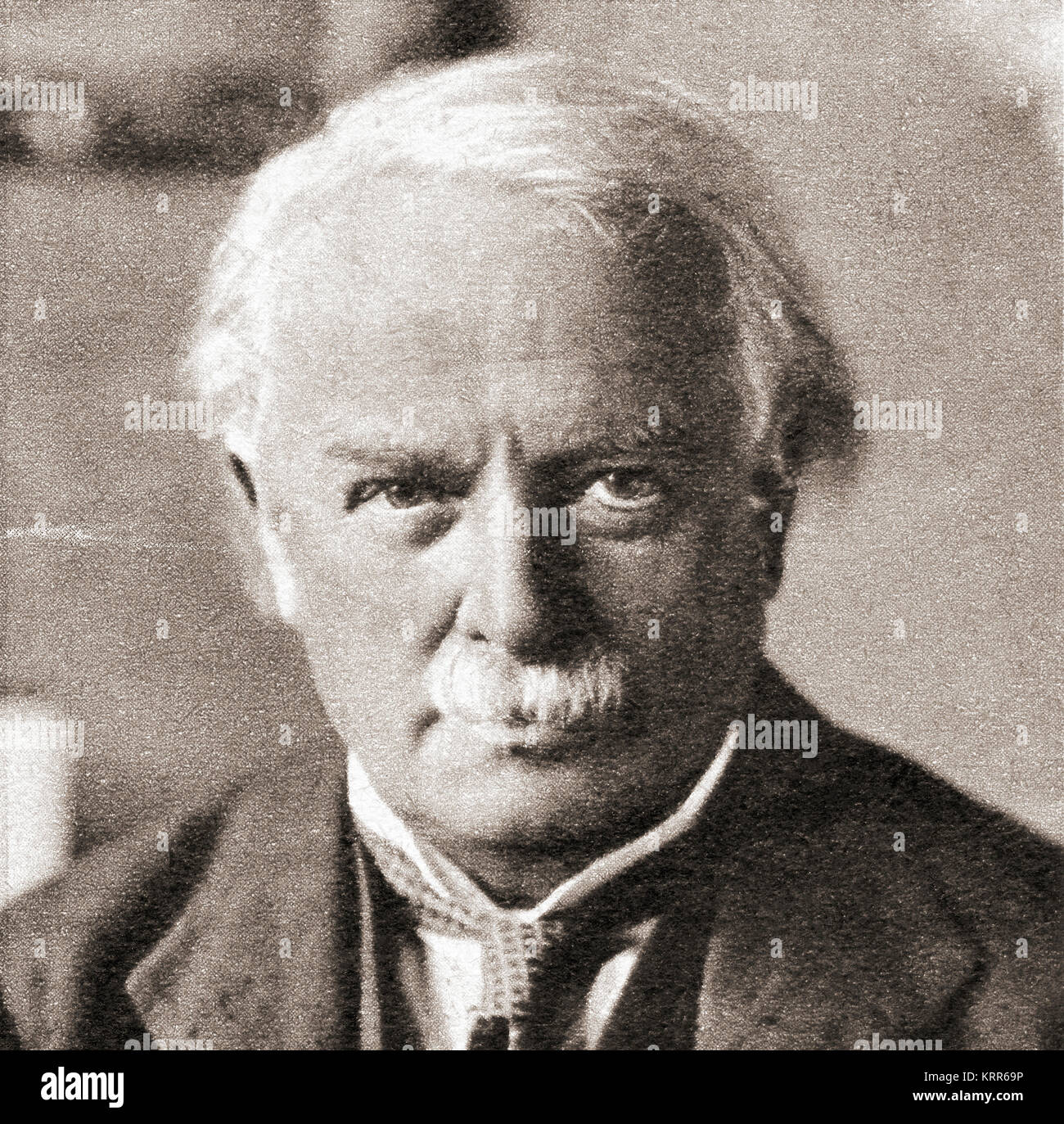 David Lloyd George, 1. Earl Lloyd-George von Dwyfor, 1863 - 1945. Britische Staatsmann der Liberalen Partei, der Schatzkanzler und Premierminister des Vereinigten Königreichs. Von 40 wundervolle Jahre, veröffentlicht 1938. Stockfoto