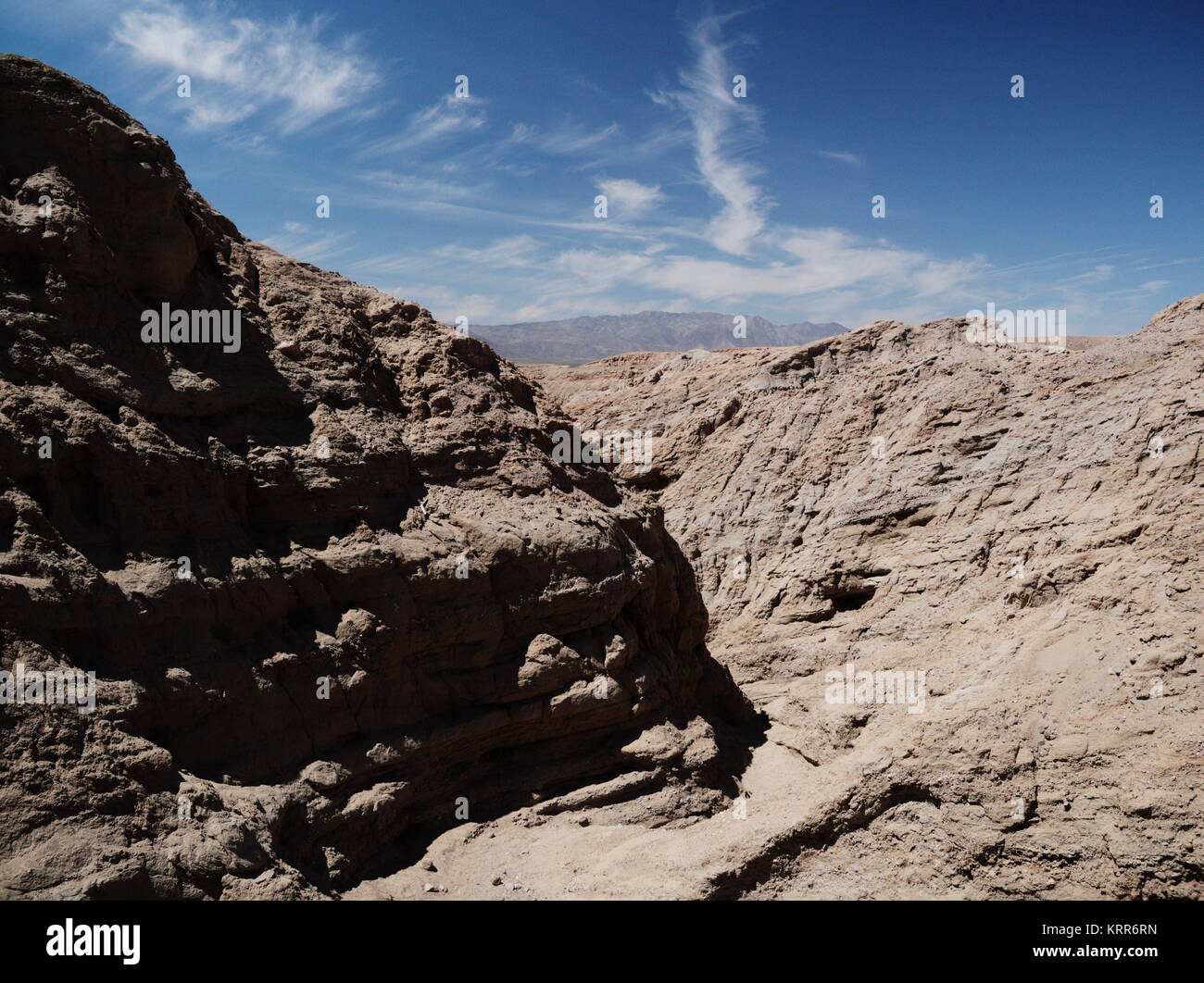 Über Anza-Borrego Desert State Park, Kalifornien, USA Stockfoto