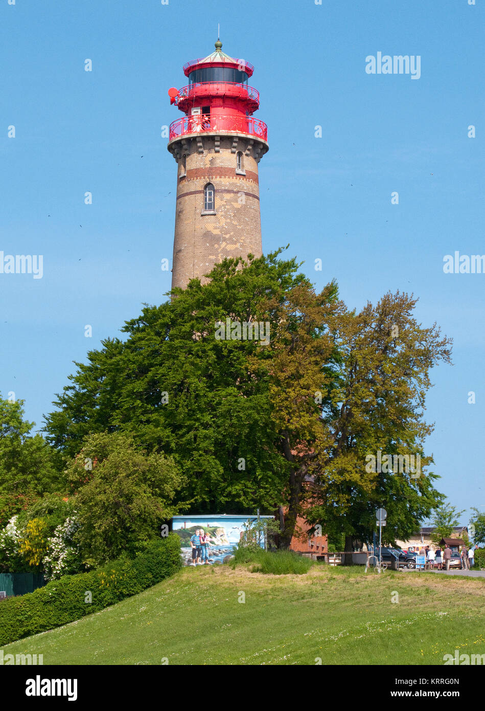 Neue Leuchtturm am Kap Arkona, das Nordkap, Insel Rügen, Mecklenburg-Vorpommern, Ostsee, Deutschland, Europa Stockfoto