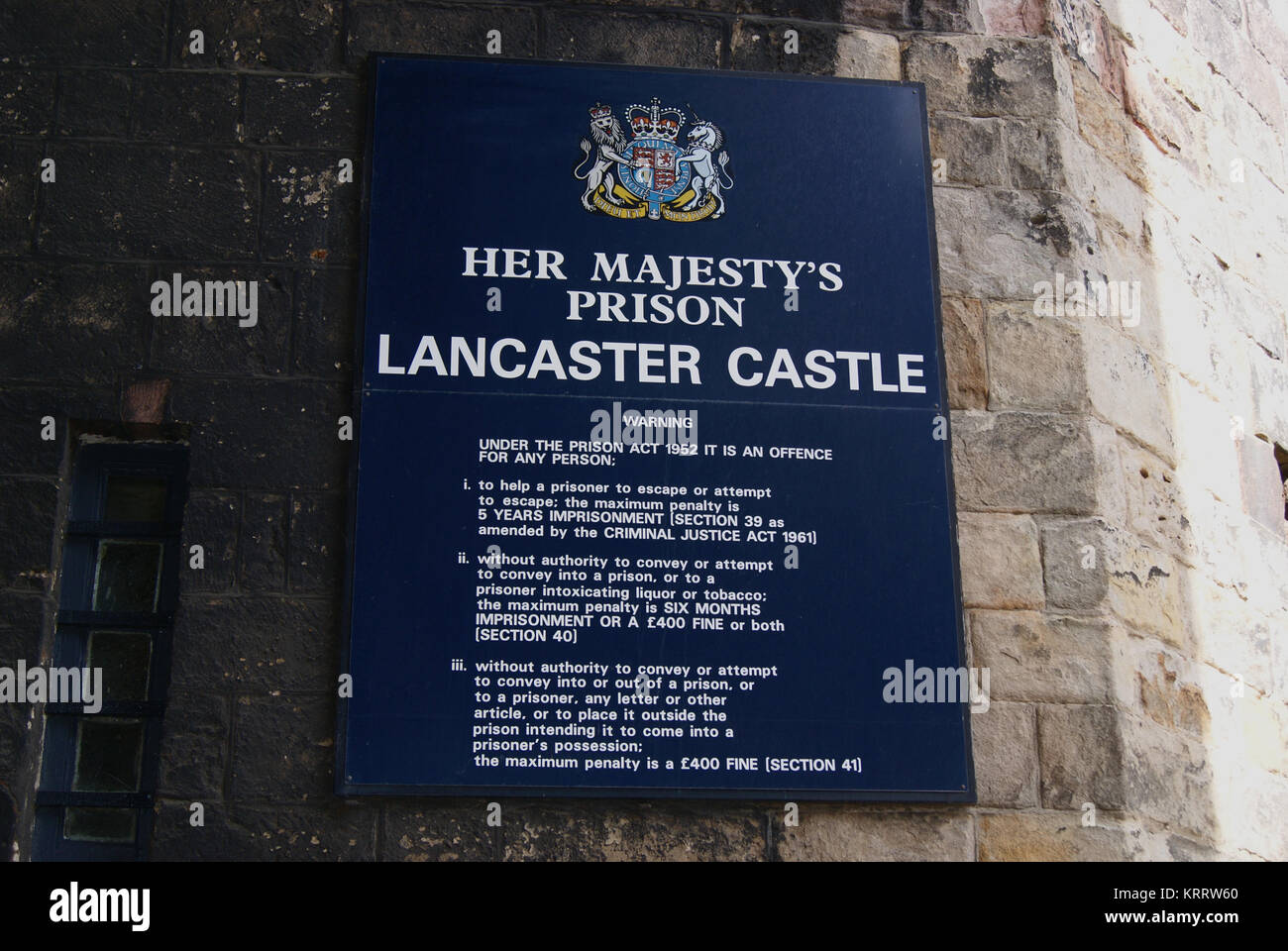 Lancaster Castle Stockfoto