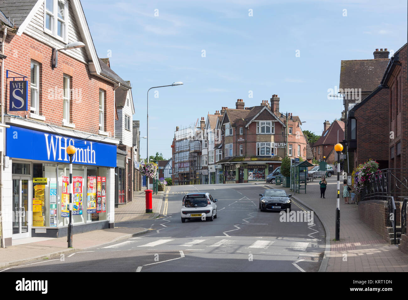 Crowborough, High Street, East Sussex, England, Vereinigtes Königreich Stockfoto
