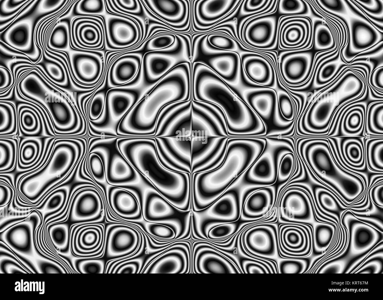 Abstrakte Muster - Kaleidoskop Stockfoto