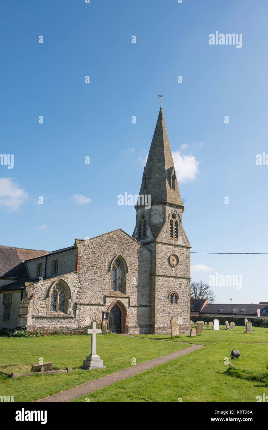 St. Peter's Kirche, Bourton On Dunsmore, in der Nähe von Rugby, Warwickshire, England, Vereinigtes Königreich Stockfoto