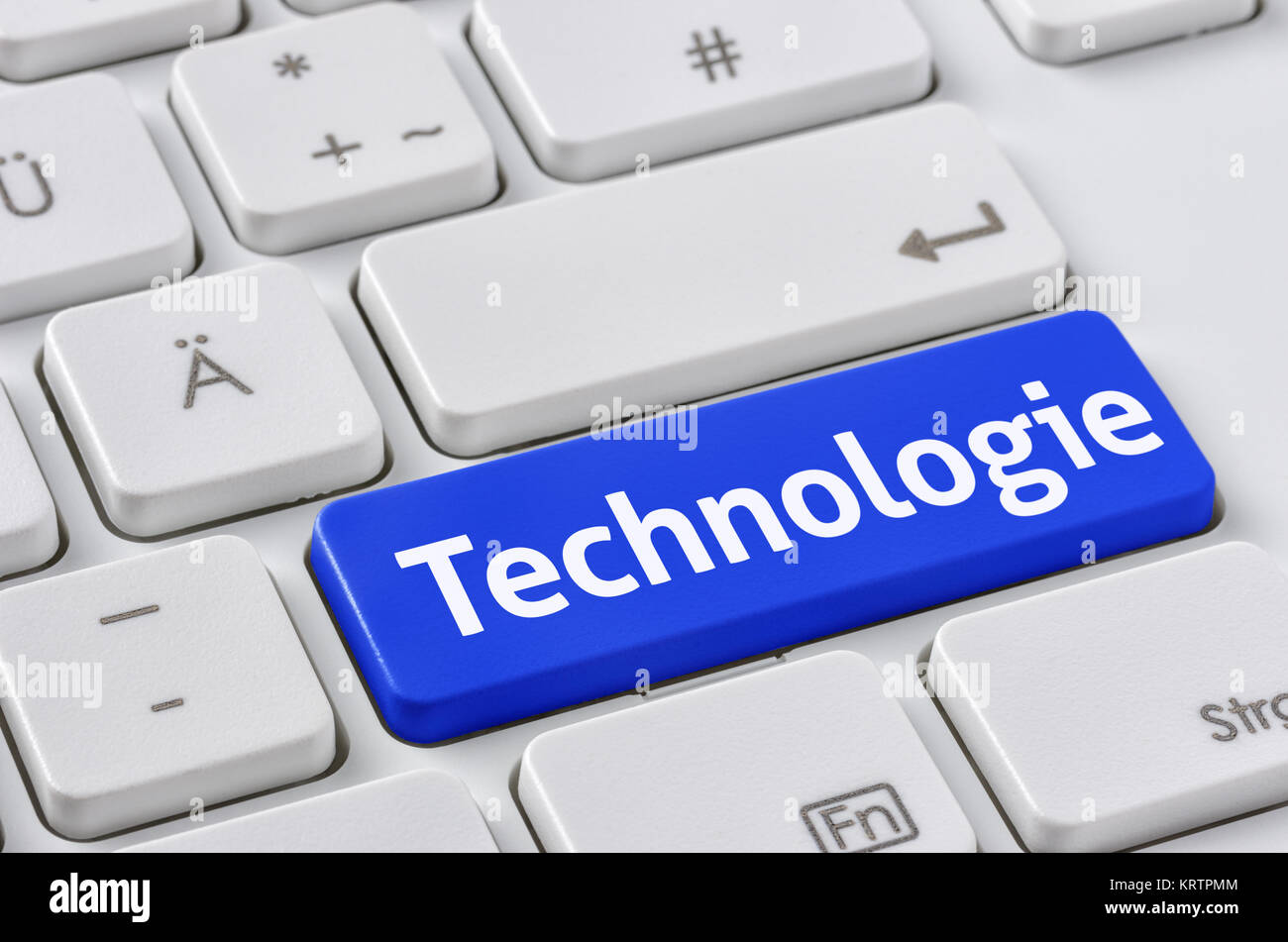 Tastatur mit farbiger Geschmack-Technologie Stockfoto