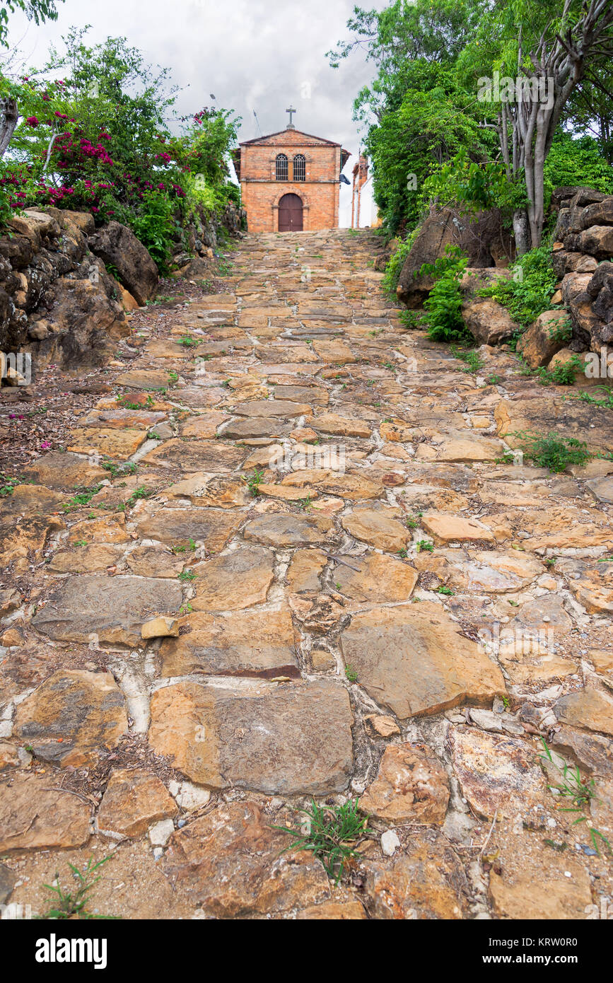 Kirche in Guane, Kolumbien Stockfoto