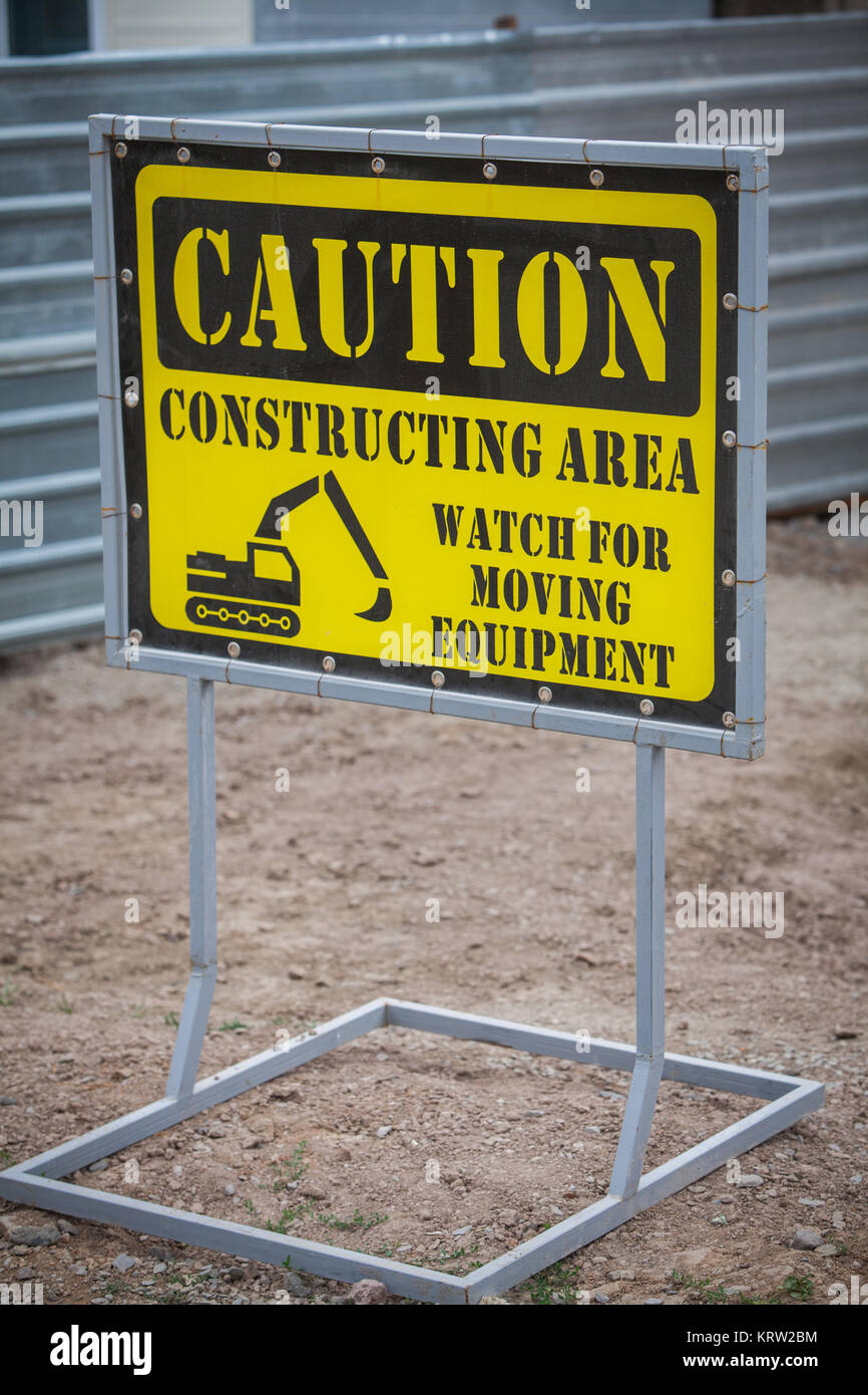 Baustelle Zugriff verboten Stockfoto