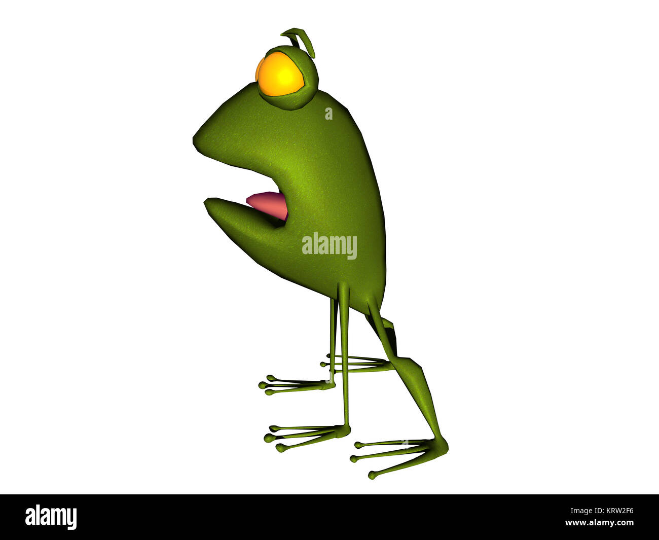 Ausgenommen cartoon Frosch Stockfoto