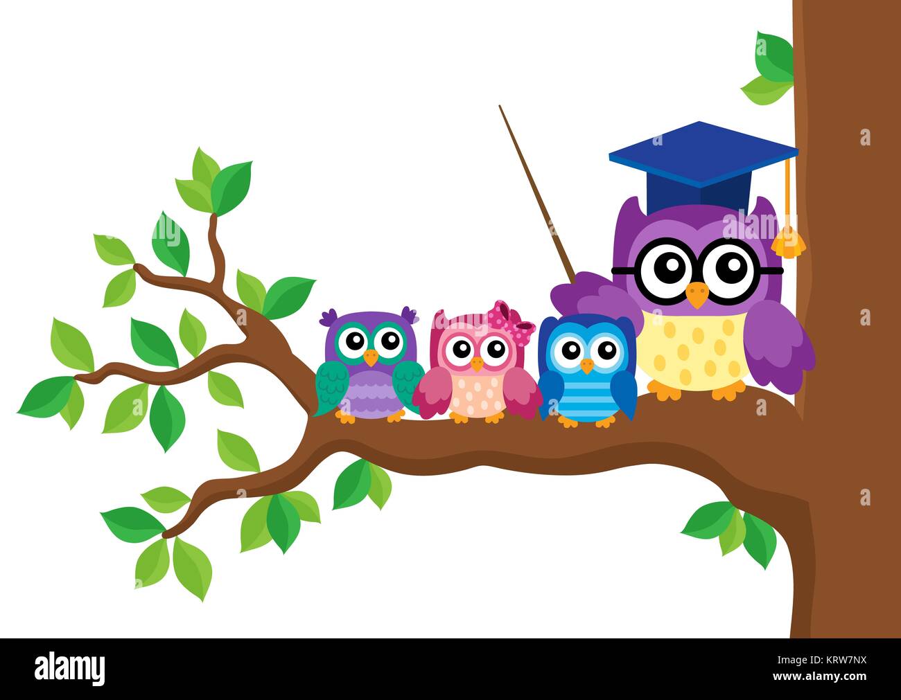 Malvorlage Eule Schule