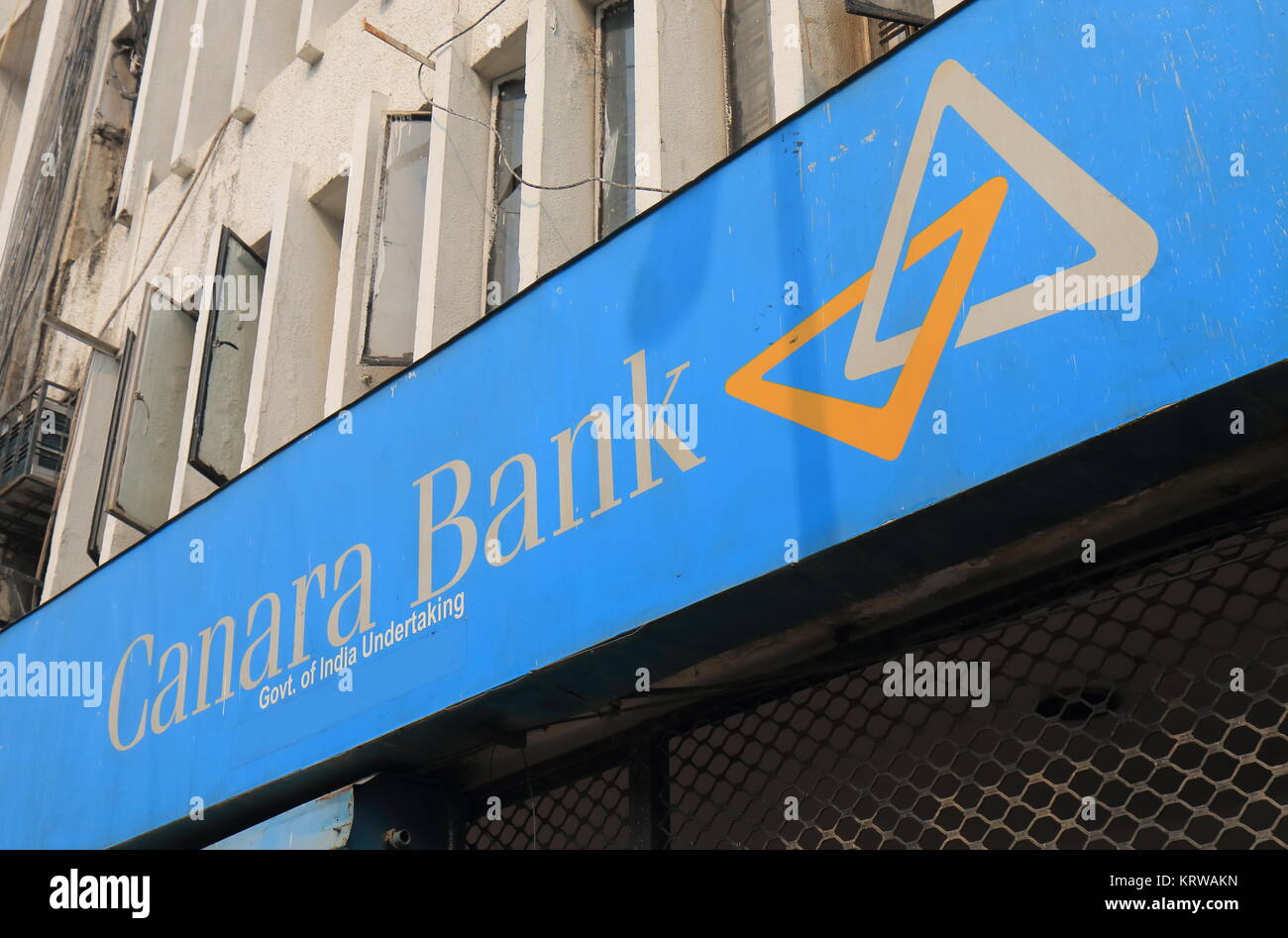 Canara Bank. Canara Bank ist eine der größten öffentlichen Banken, die von der indischen Regierung gegründet im Jahr 1906. Stockfoto