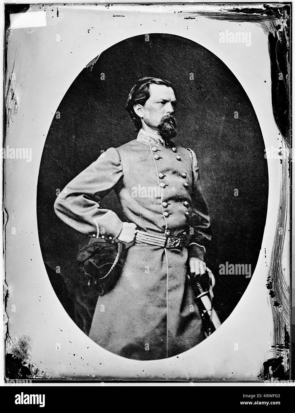 Gen Pierce m.b. Young, C.S.A Stockfoto