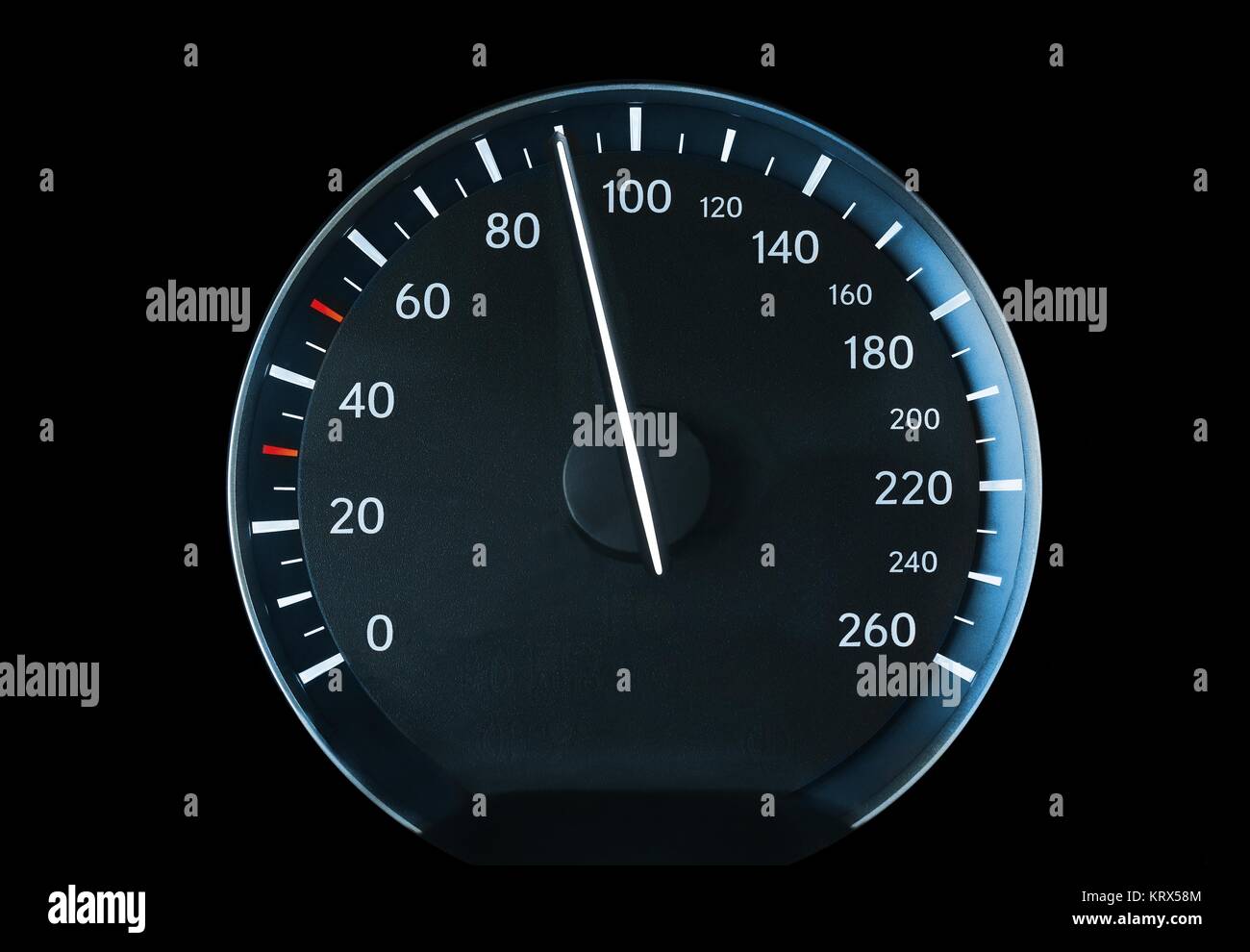 Tachometer eines Autos Stockfoto