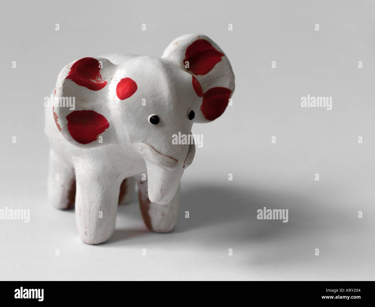 WHITE ELEPHANT SPIELZEUG Stockfoto