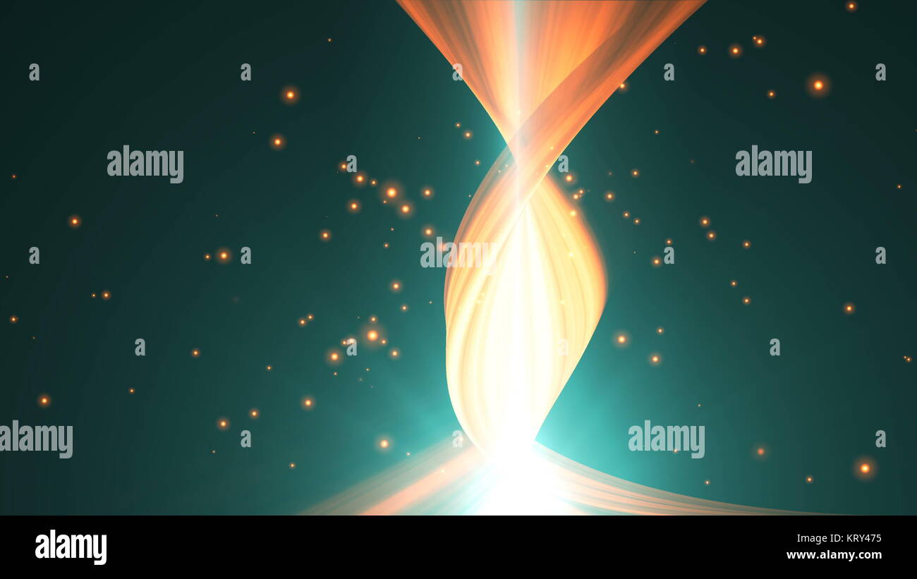 Winken String und Partikel. Zusammenfassung Hintergrund Stockfoto