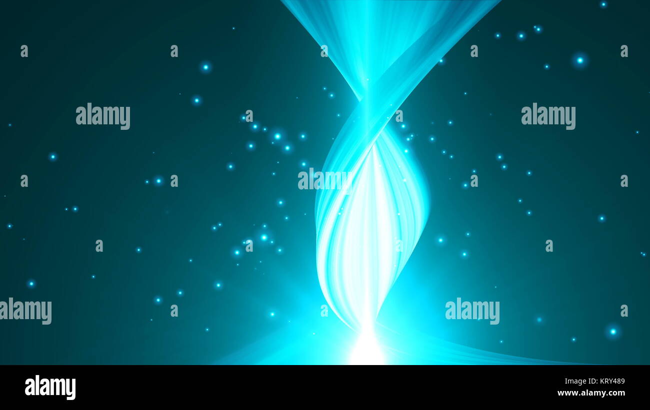 Winken String und Partikel. Zusammenfassung Hintergrund Stockfoto