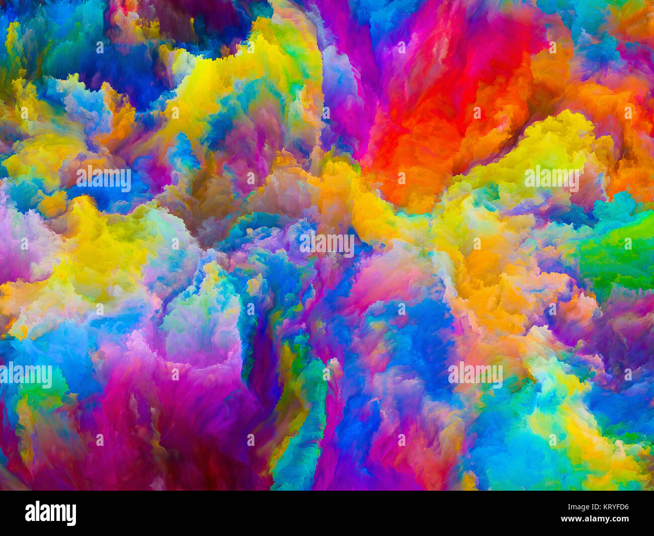 Farben Zusammensetzung Stockfoto