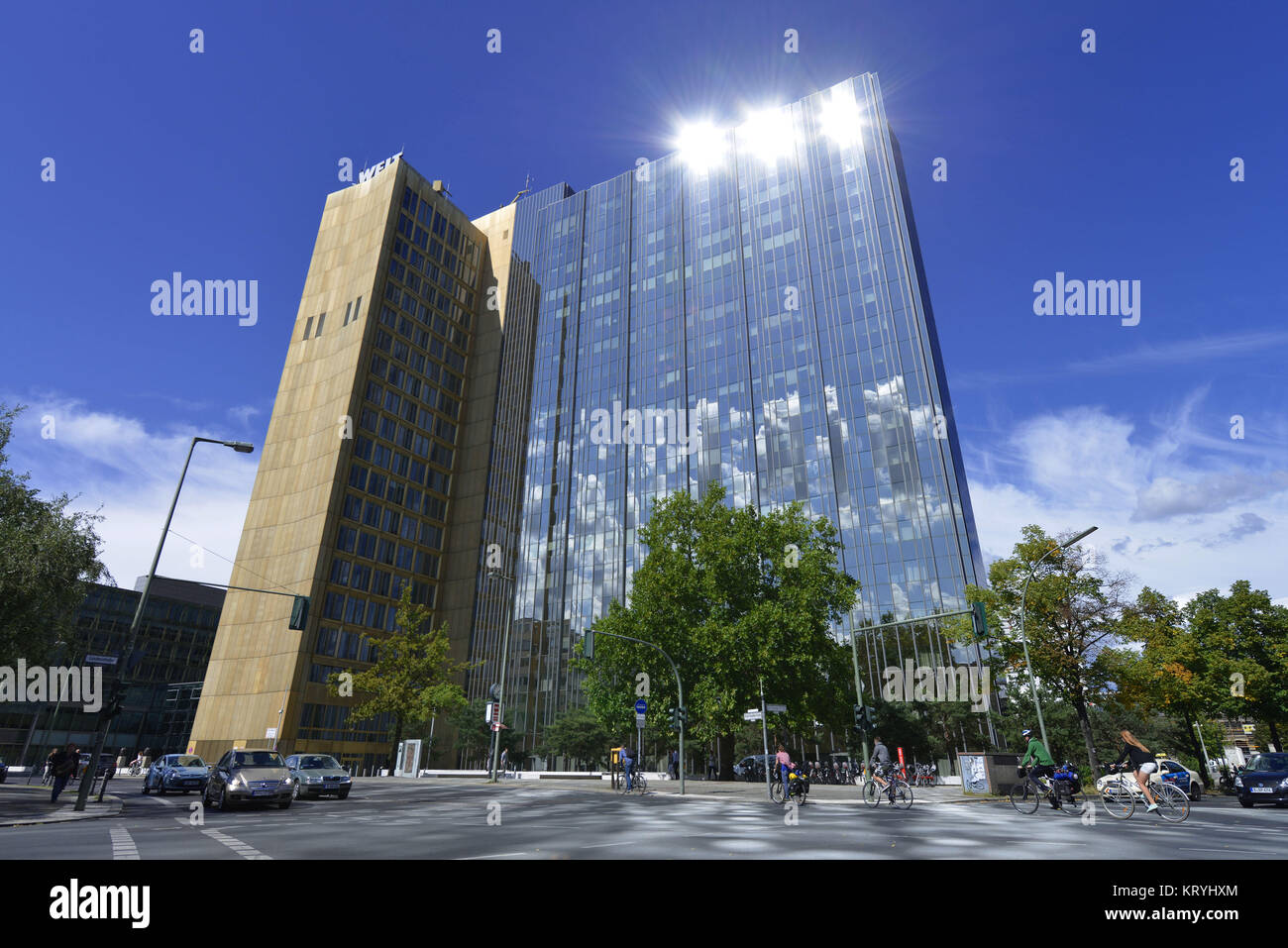 Der Axel Springer Verlag Axel Springer Straße, Kreuzberg, Berlin, Deutschland, Axel-Springer-Verlag, Axel-Springer-Straße, Kreuzberg, D Stockfoto