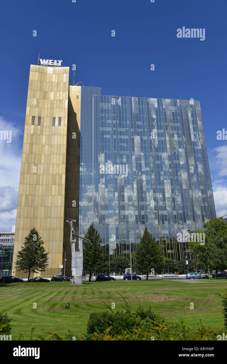 Der Axel Springer Verlag Axel Springer Straße, Kreuzberg, Berlin, Deutschland, Axel-Springer-Verlag, Axel-Springer-Straße, Kreuzberg, D Stockfoto