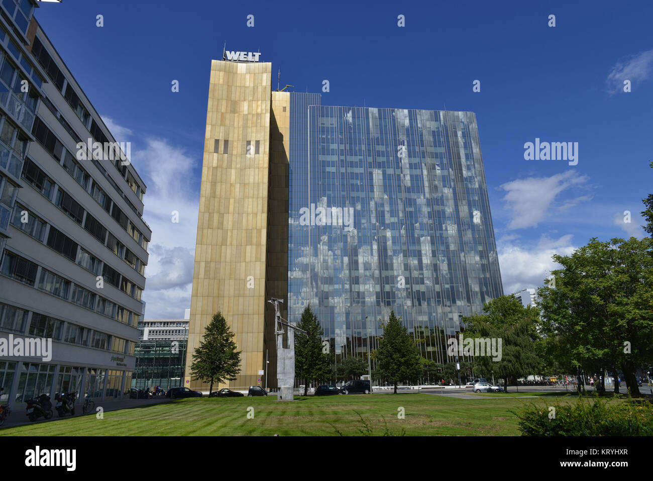Der Axel Springer Verlag Axel Springer Straße, Kreuzberg, Berlin, Deutschland, Axel-Springer-Verlag, Axel-Springer-Straße, Kreuzberg, D Stockfoto