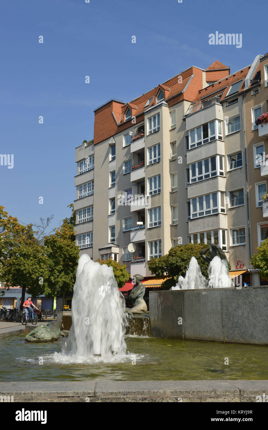 Franz Neumann's Place, Dorf Reinicken, Berlin, Deutschland, Franz-Neumann-Platz, Reinickendorf, Deutschland Stockfoto