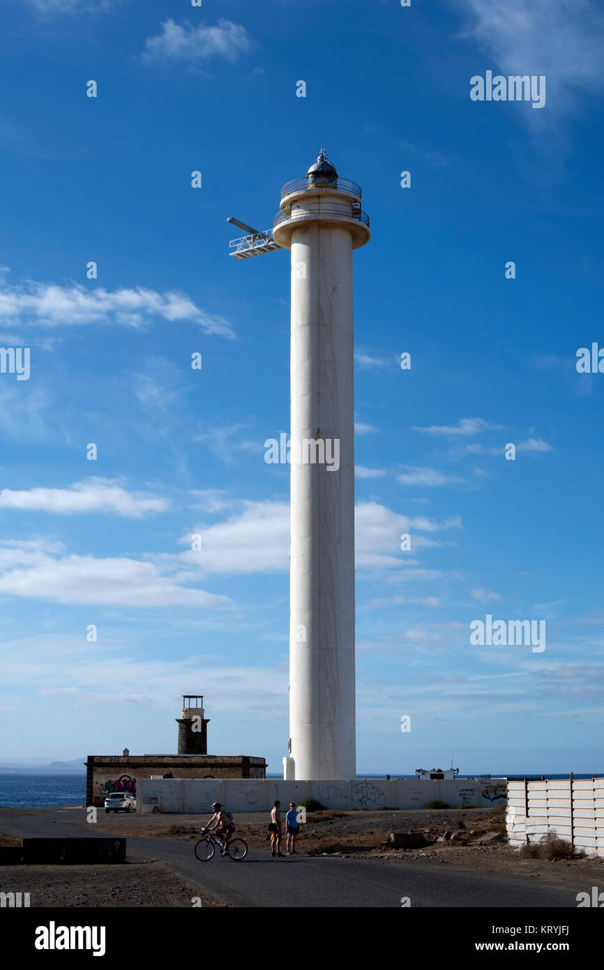 Lighthouse punta pechiguera lanzarote spain Fotos und Bildmaterial in