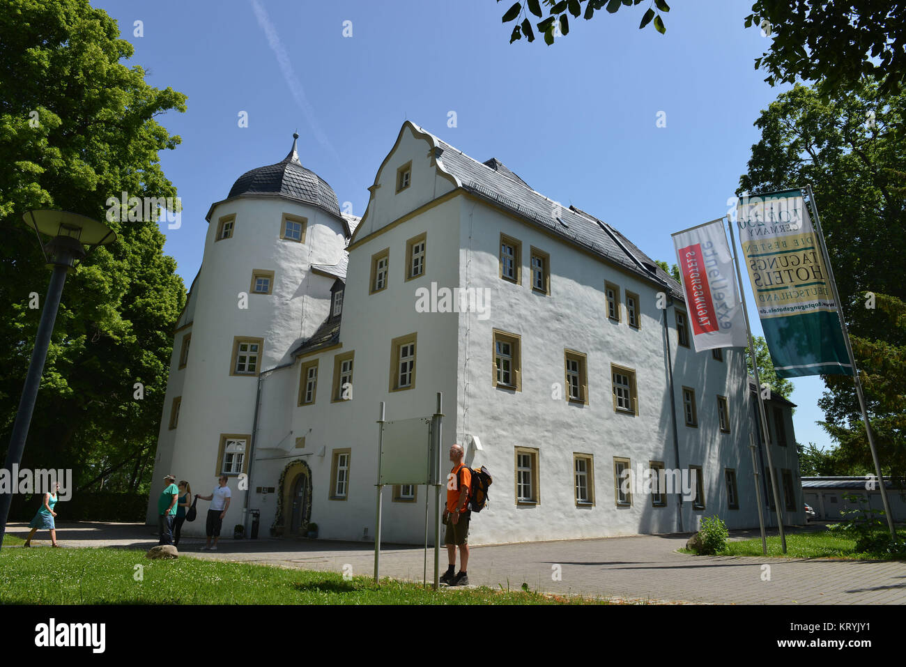 Schloss, Eyba, Thüringen, Deutschland/Thüringen, Schloss, Thüringen, Deutschland/Thüringen Stockfoto