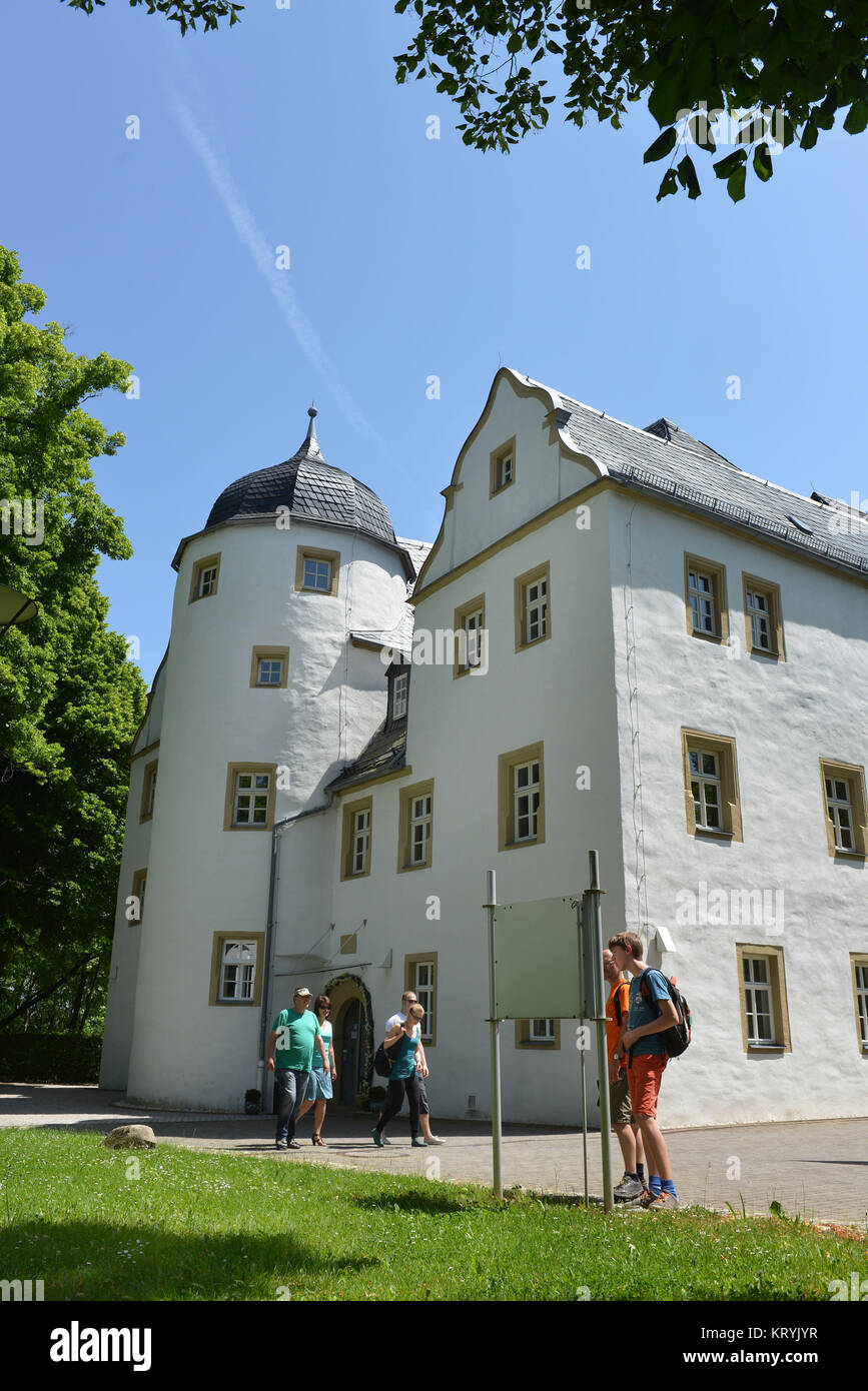 Schloss, Eyba, Thüringen, Deutschland/Thüringen, Schloss, Thüringen, Deutschland/Thüringen Stockfoto