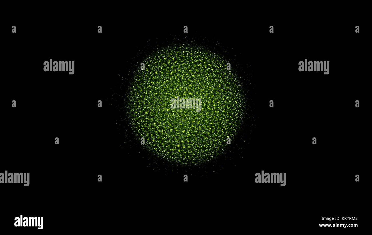 Zusammenfassung Hintergrund wih Partikel Kugel Stockfoto