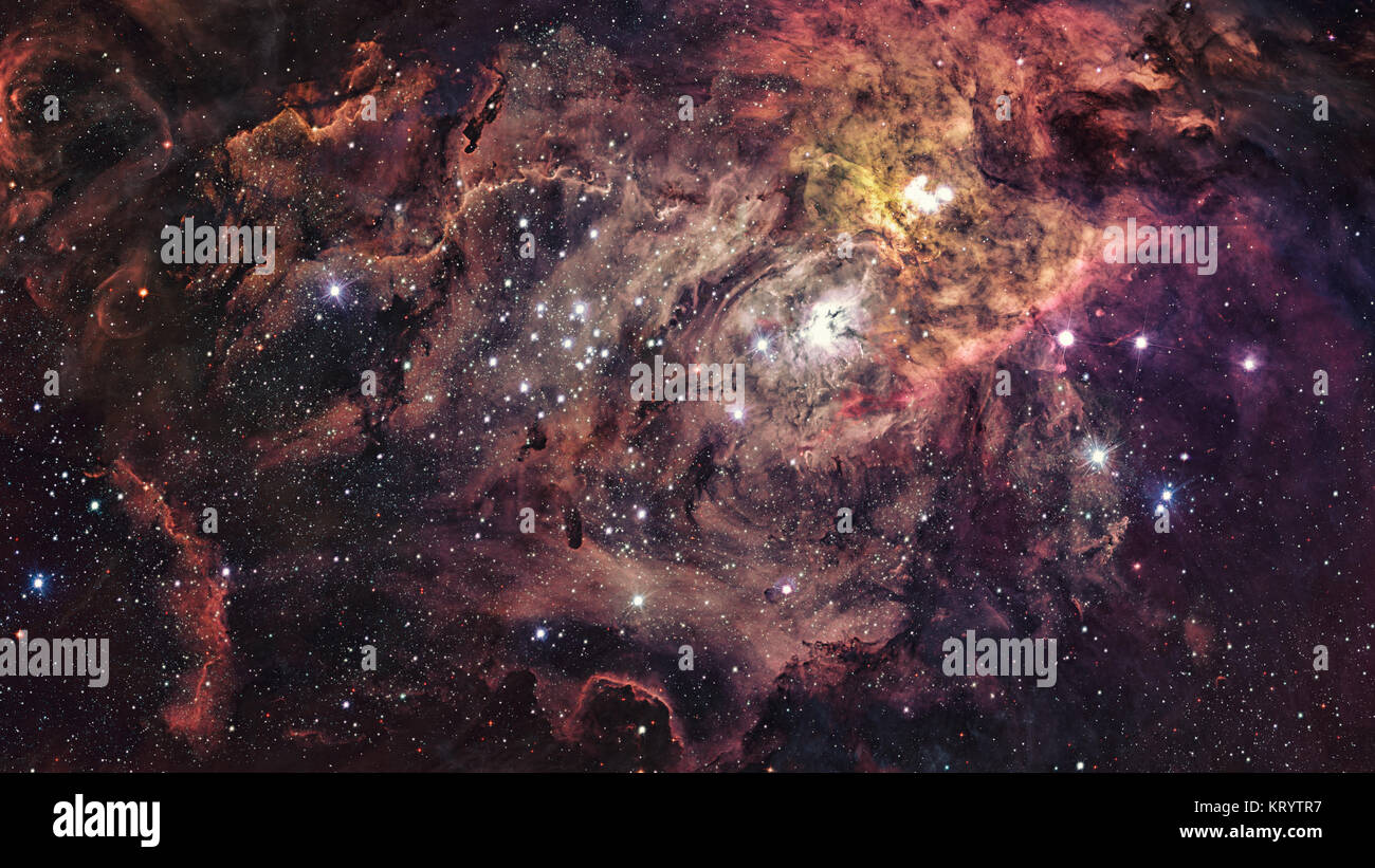 Glänzende Sterne und Galaxien. Elemente dieses Bild von der NASA eingerichtet. Stockfoto