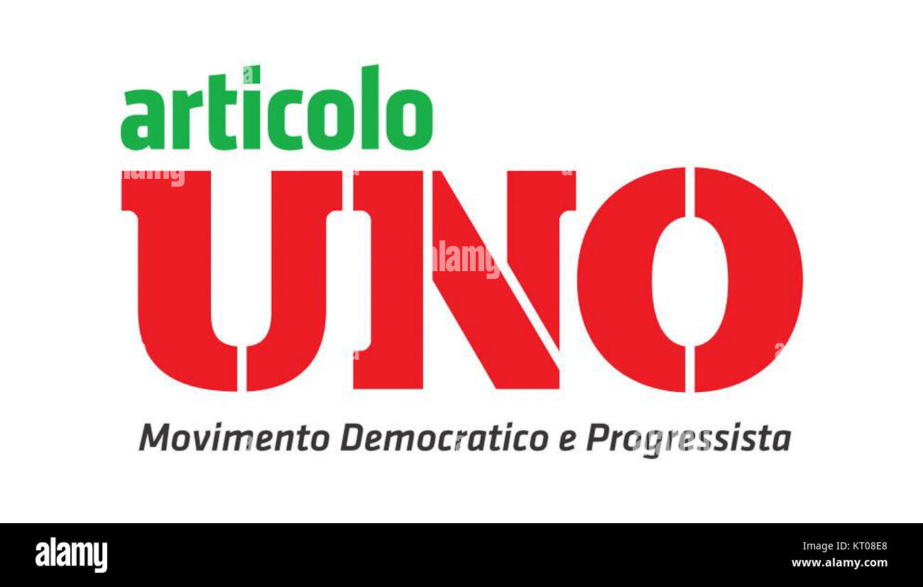 ArticoloUnoMdp ist eine politische Bewegung in Italien. Die Gruppe konzentriert sich auf soziale Fragen und italienische Politik, fördert demokratische Werte und engagiert sich in politischen Aktivitäten, um die Politik und die öffentliche Meinung in Italien zu beeinflussen. Stockfoto