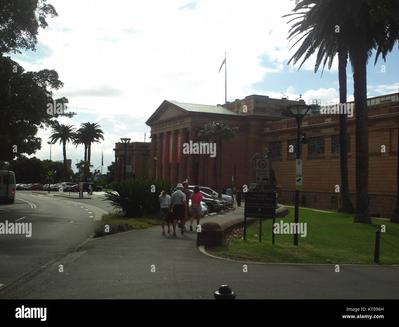 Die Art Gallery of New South Wales (NSW) ist eine der größten öffentlichen Galerien in Australien in Sydney. Es bietet eine vielfältige Sammlung australischer, europäischer und asiatischer Kunst sowie temporäre Ausstellungen und kulturelle Veranstaltungen. Stockfoto