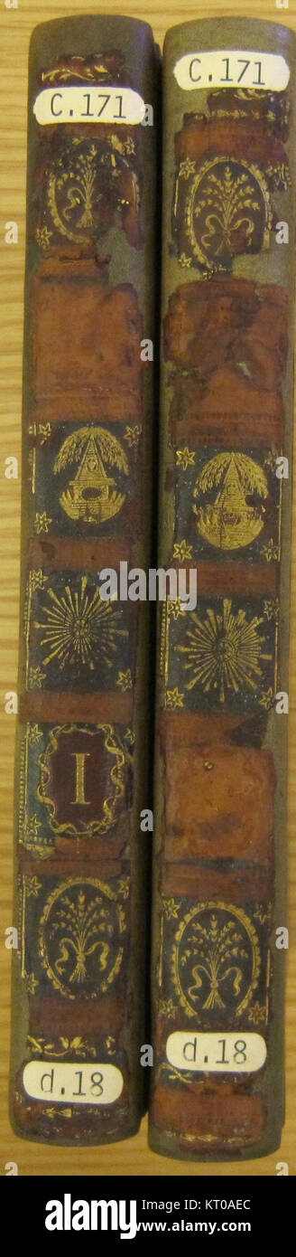 Ein Buch mit dem Titel „Ashdale Village: A Moral Work of Fancy“ in zwei Bänden, mit einem Rückgrat, der eine schlechte Entschlossenheit zeigt und wahrscheinlich ländliche Lebensumstände und moralische Themen diskutiert. Stockfoto