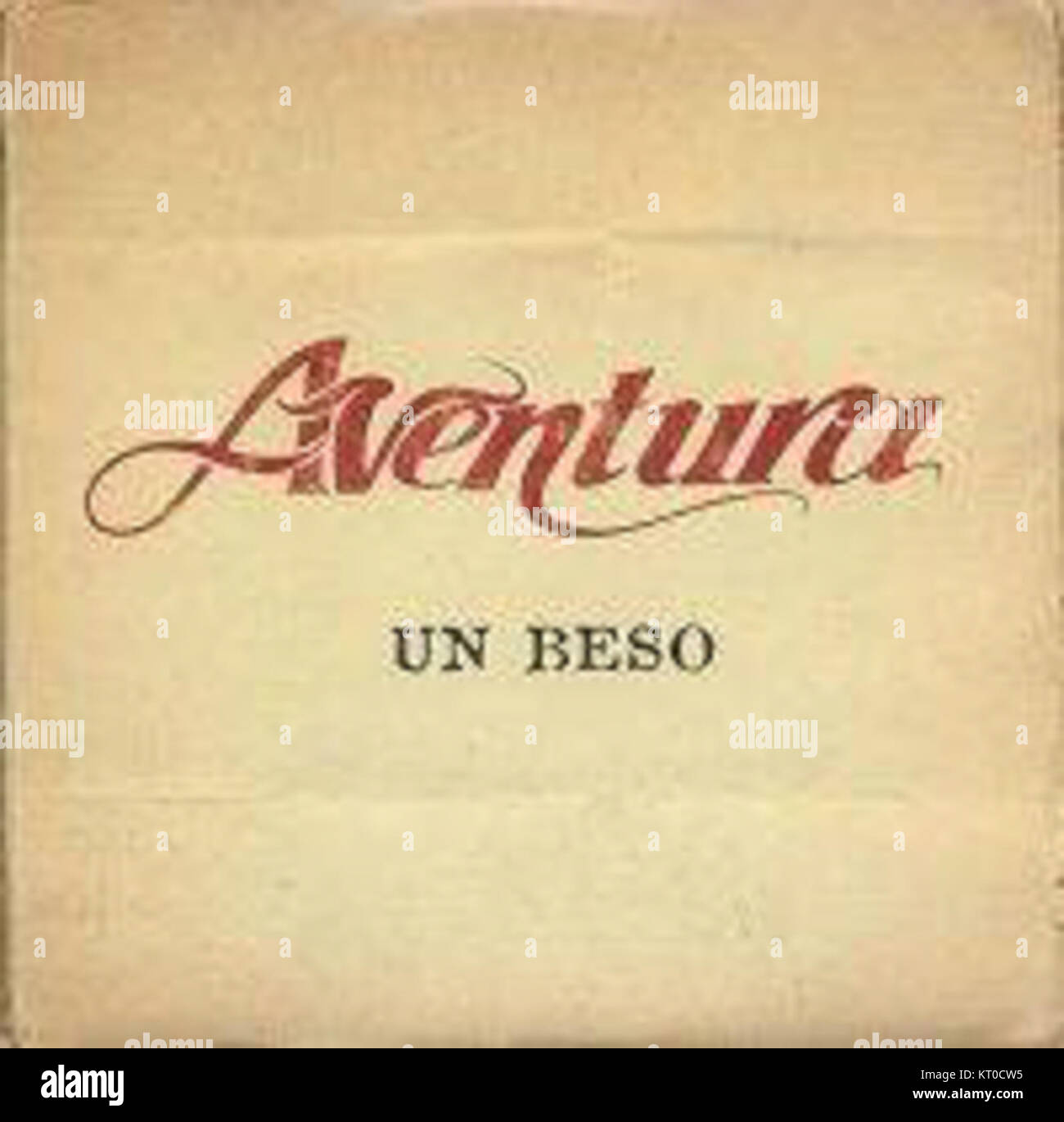 *Aventura-un beso s* ist ein Lied der lateinischen Musikgruppe Aventura, bekannt für ihre eingängigen Melodien und romantischen Texte. Das Lied spiegelt den charakteristischen Stil der Gruppe wider und verbindet lateinische Rhythmen mit modernen Pop-Einflüssen. Stockfoto