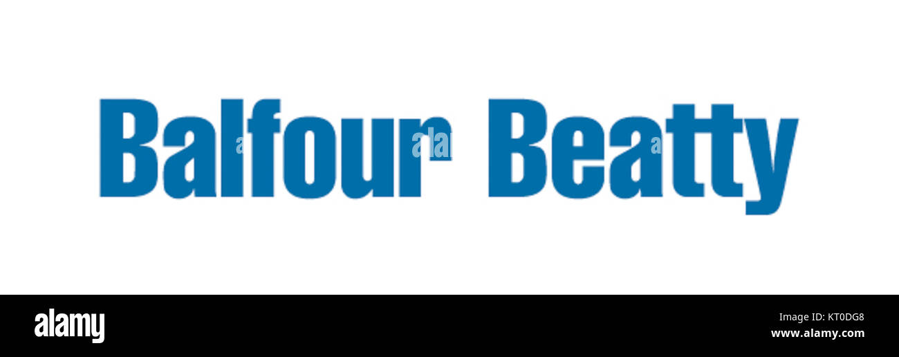 Balfour Beatty plc ist ein multinationaler Infrastrukturkonzern, der Bau- und Ingenieurdienstleistungen anbietet und für seine Arbeit bei Großprojekten weltweit bekannt ist. Stockfoto Balfour Beatty plc ist ein multinationaler Infrastrukturkonzern, der Bau- und Ingenieurdienstleistungen anbietet und für seine Arbeit bei Großprojekten weltweit bekannt ist. Stockfoto