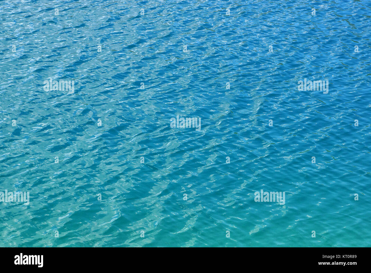 Blaue WasseroberflÃ¤che-Hintergrund Textur Stockfoto