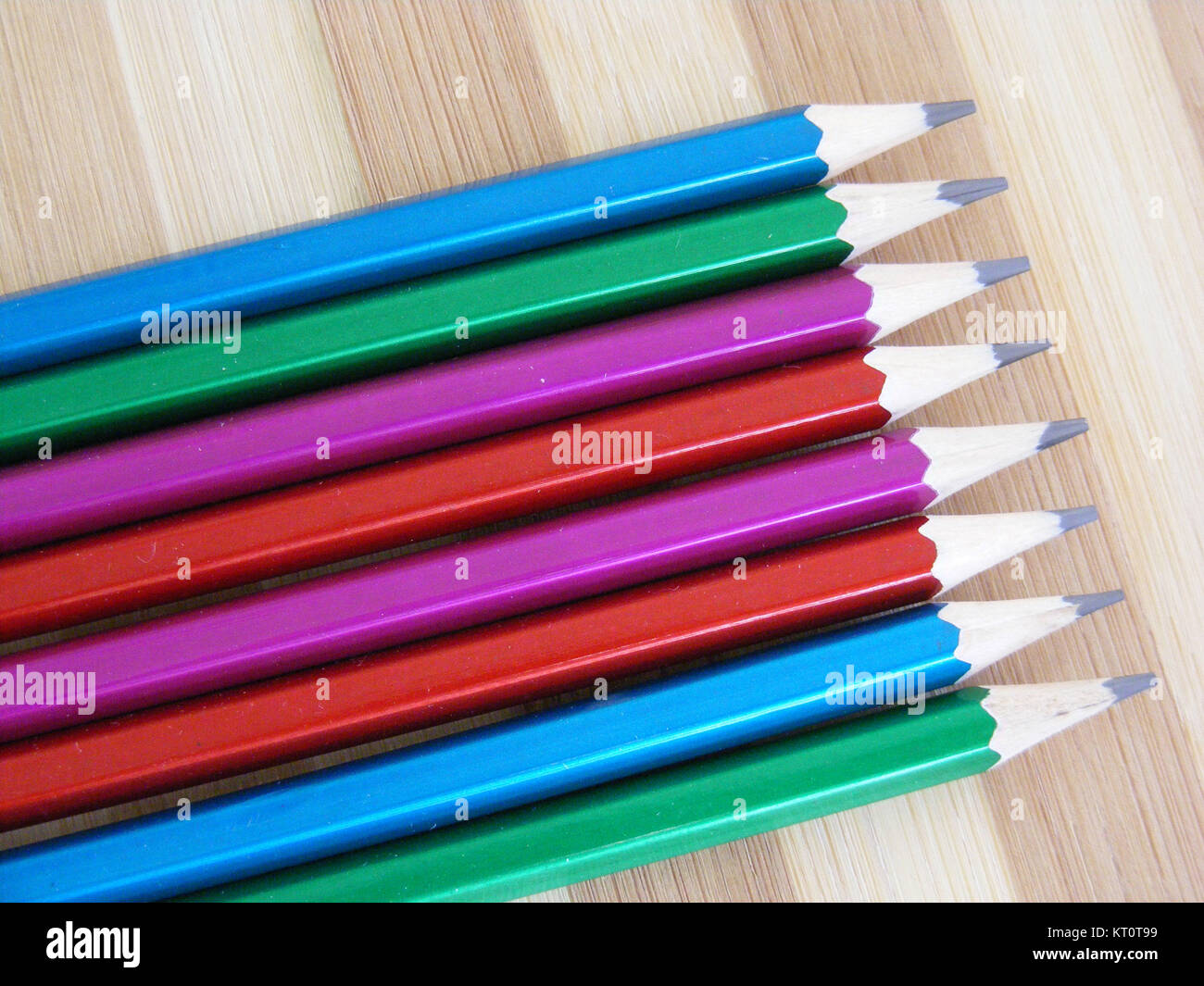 Farbe Farbe Bleistift Stockfoto