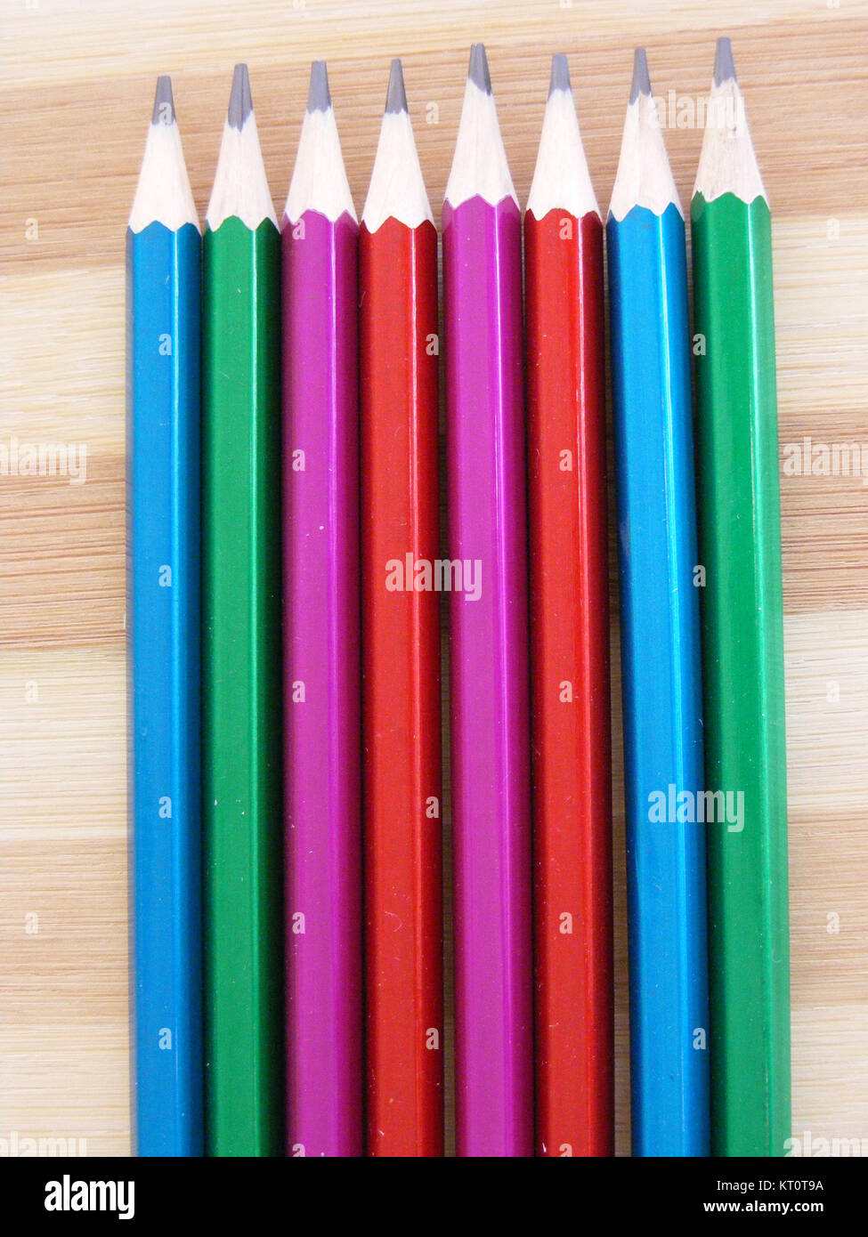 Farbe Farbe Bleistift Stockfoto
