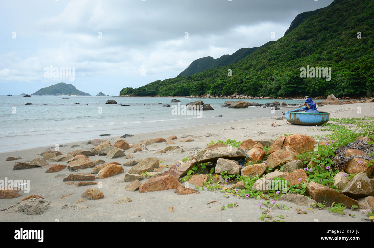 Seascape Con Dao Island, Vietnam. Die Con Dao Inseln sind ein Archipel von Ba Ria Provinz, in der südöstlichen Region von Vietnam. Stockfoto